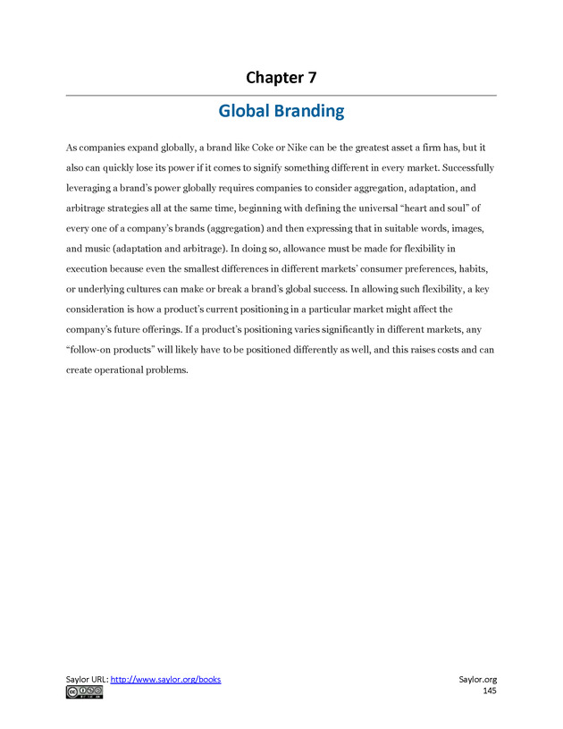Fundamentals of Global Strategy - Page 145